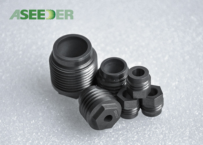 Bocal de pulverizador exterior ASP9100 do carboneto de tungstênio do hexágono para o bocado de perfuração de PDC